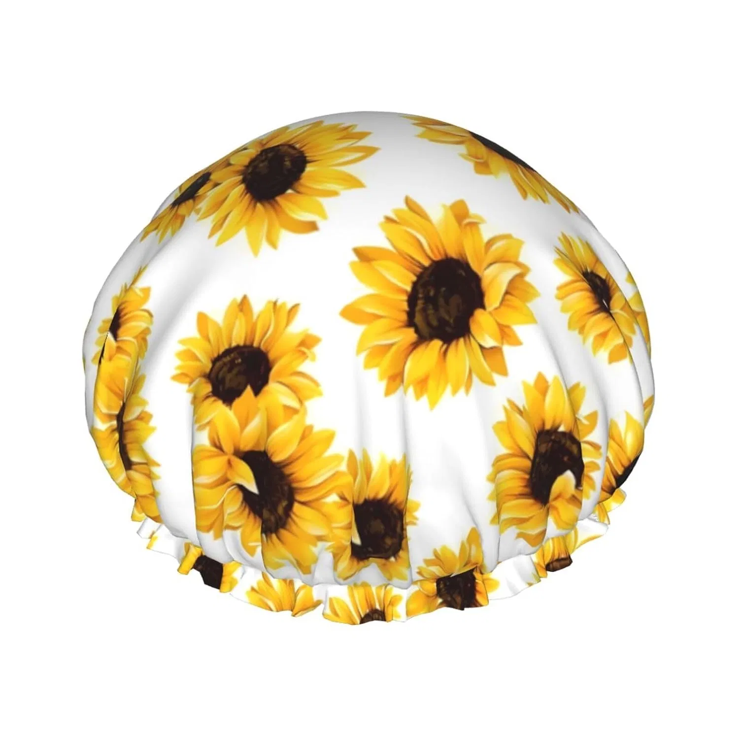 Шапочка для душа Double Layer Waterproof PanaRL, Sunflower