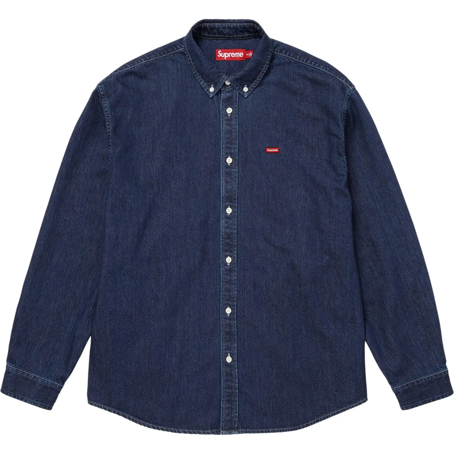 Рубашка джинсовая Small Box Supreme розовая — фото 3