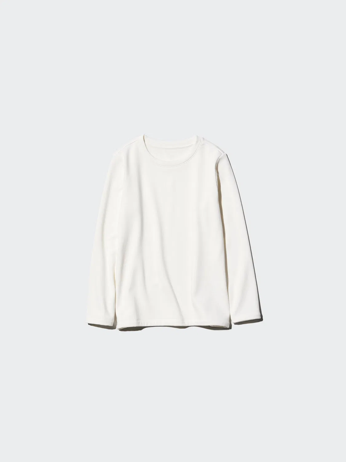 Термобелье с длинным рукавом Uniqlo, молочный — фото 2