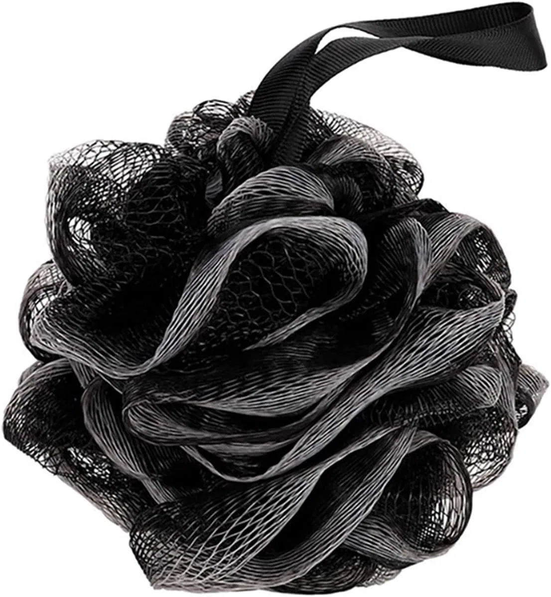 Губка для ванны с бамбуковым углем, Generisch, 1 шт, Black — фото 2