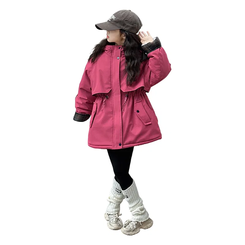 Детское пальто-парка с капюшоном и утеплителем Parka Coats PLANDOO