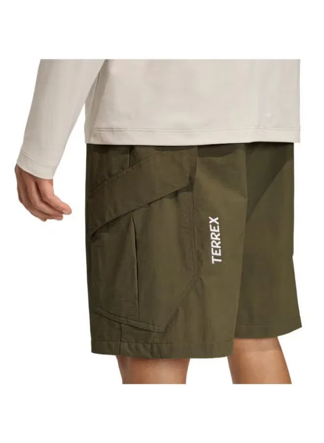 Шорты карго Terrex Xploric CLIMA365 Adidas, оливковый — фото 4