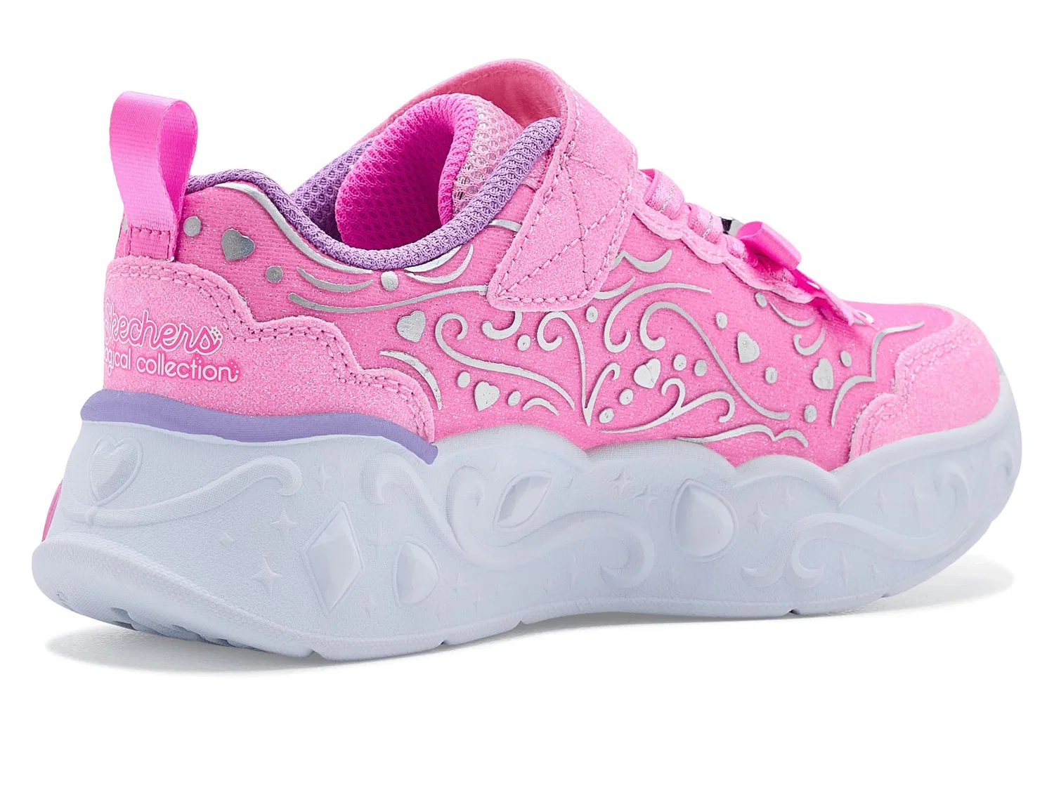 Кроссовки Lights-Princess Steps 303732L (для маленьких и больших детей) Skechers Kids, Pink — фото 4