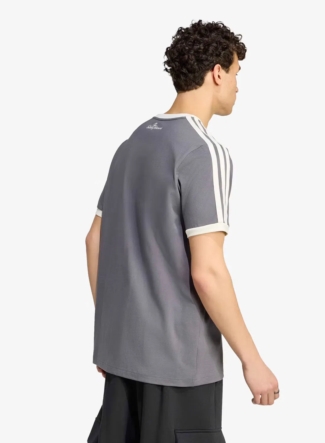 Футболка с принтом Mercedes Silver Arrows Icon Adidas, серый — фото 2