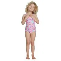Детский купальник с тонкими бретелями Speedo Learn to Swim, Speedo, Rosa / Blau — фото 3