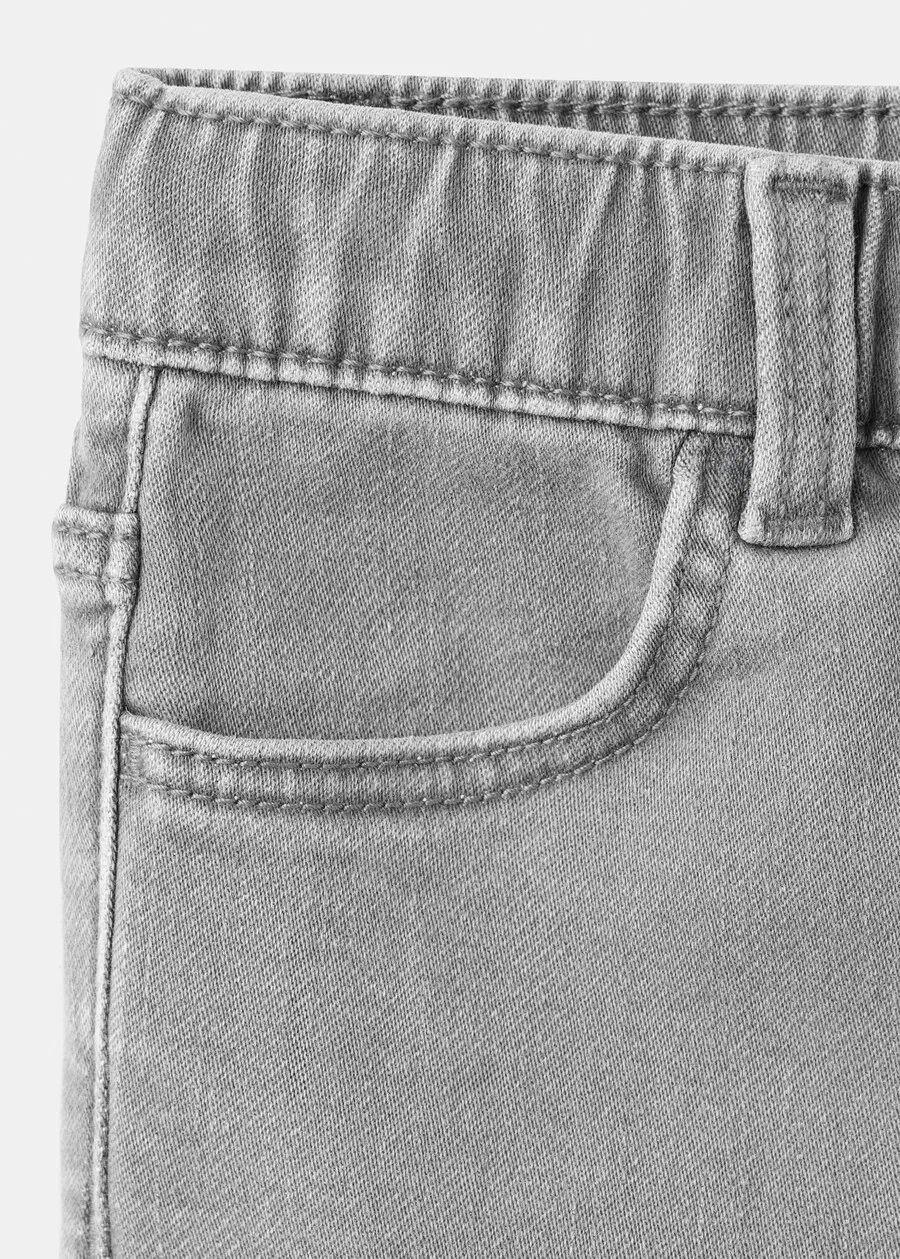 Детские джинсы MANGO KIDS Slim fit 'PABLO' светло-серого цвета — фото 4