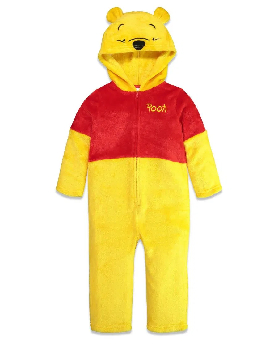 Детский комбинезон-пижама Cosplay Hooded One Piece Winnie the Pooh, Pooh Yellow Red