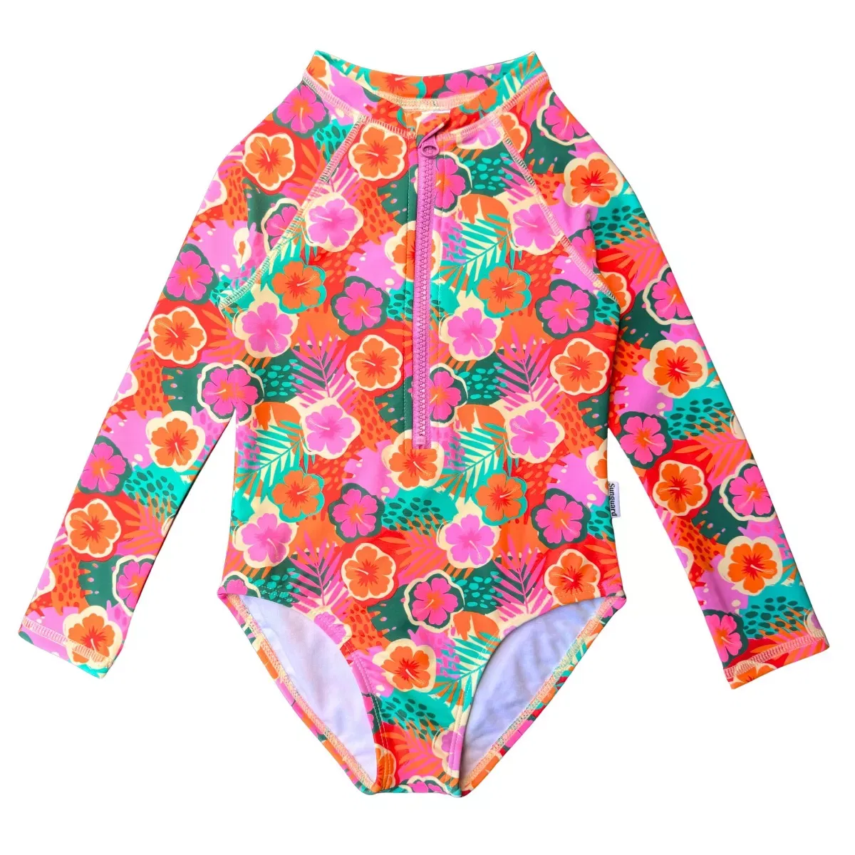 Детское платье для купания с длинным рукавом Nola Sunguard Swim, Aloha