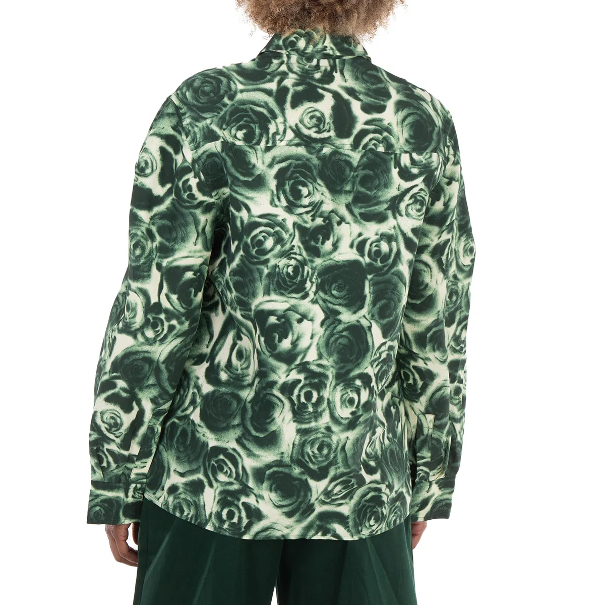 Блуза с принтом Rose Taffeta Burberry, Ivy Ip Pattern — фото 4