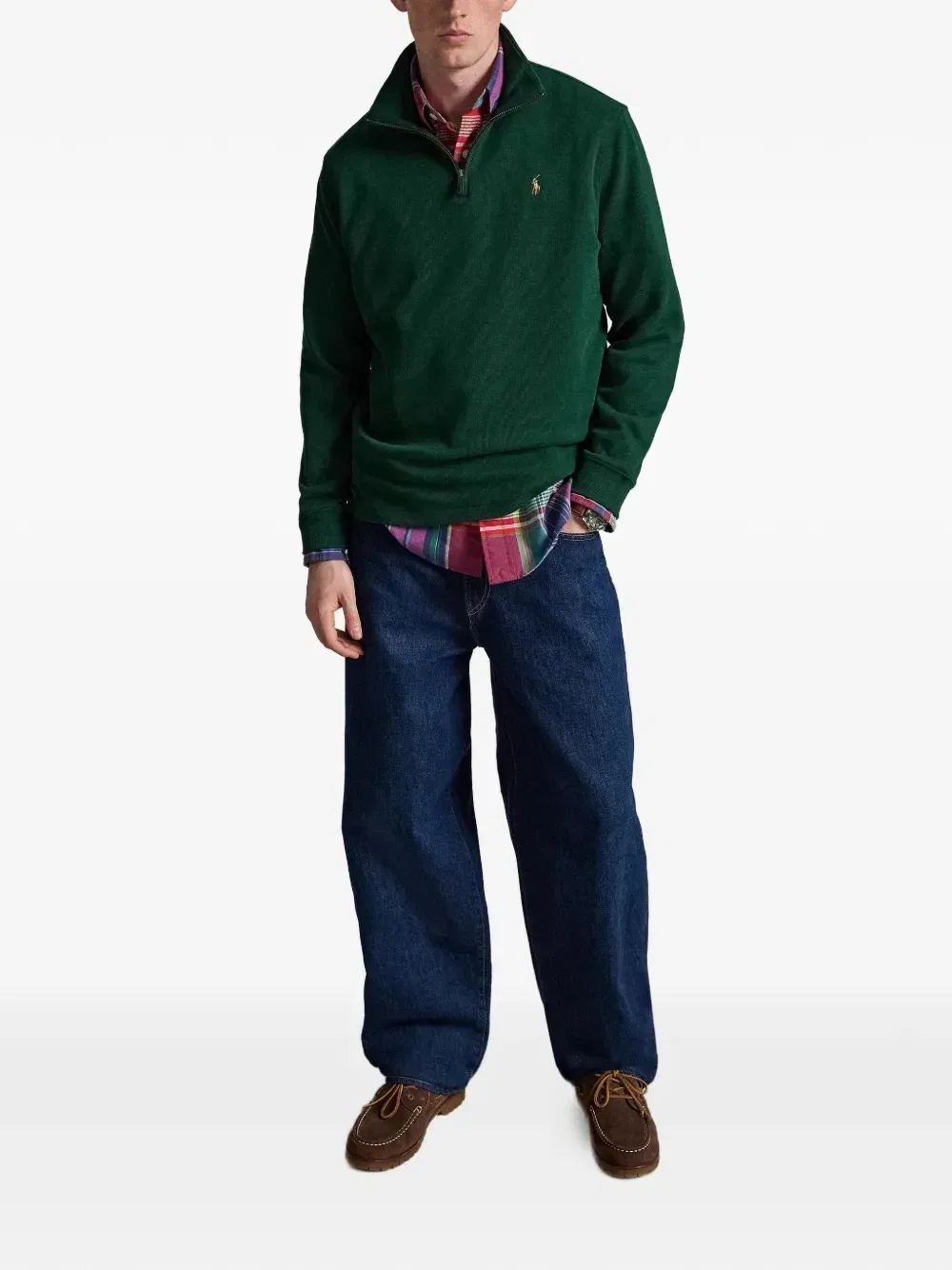 Толстовка с вышитым логотипом Polo Ralph Lauren, зеленый — фото 2