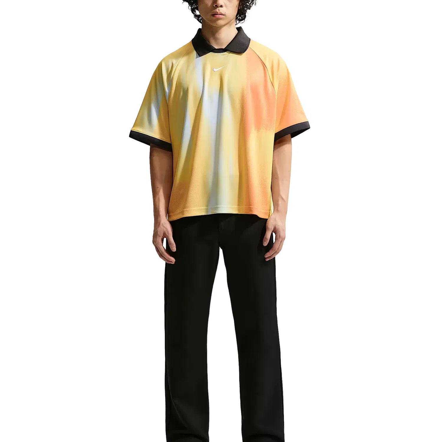 Мужская джерси Nike SB Sunset Dri-FIT Jacquard Skate Jersey, золотистый — фото 2