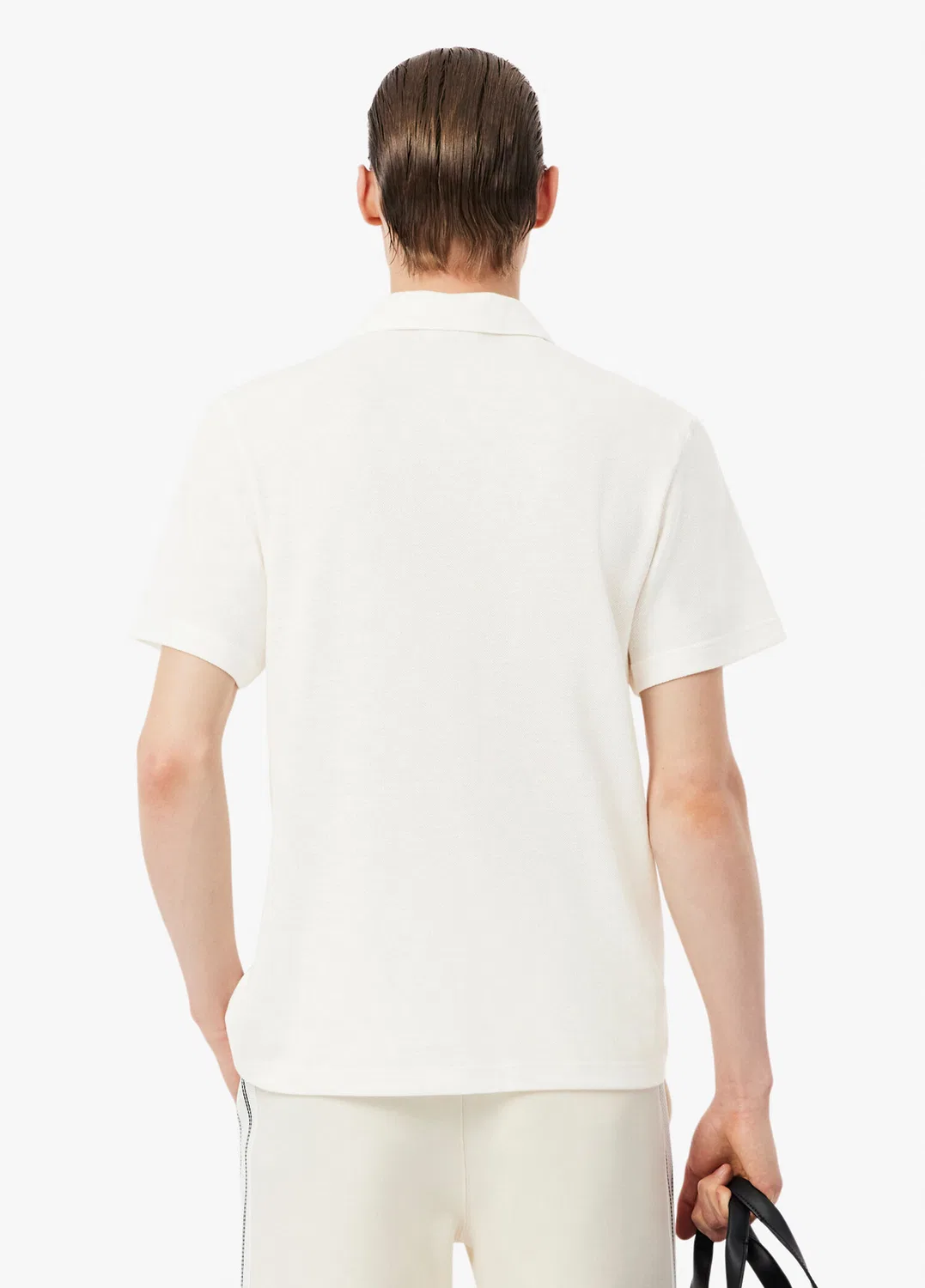 Футболка-поло Lacoste Classic Fit, белый — фото 4