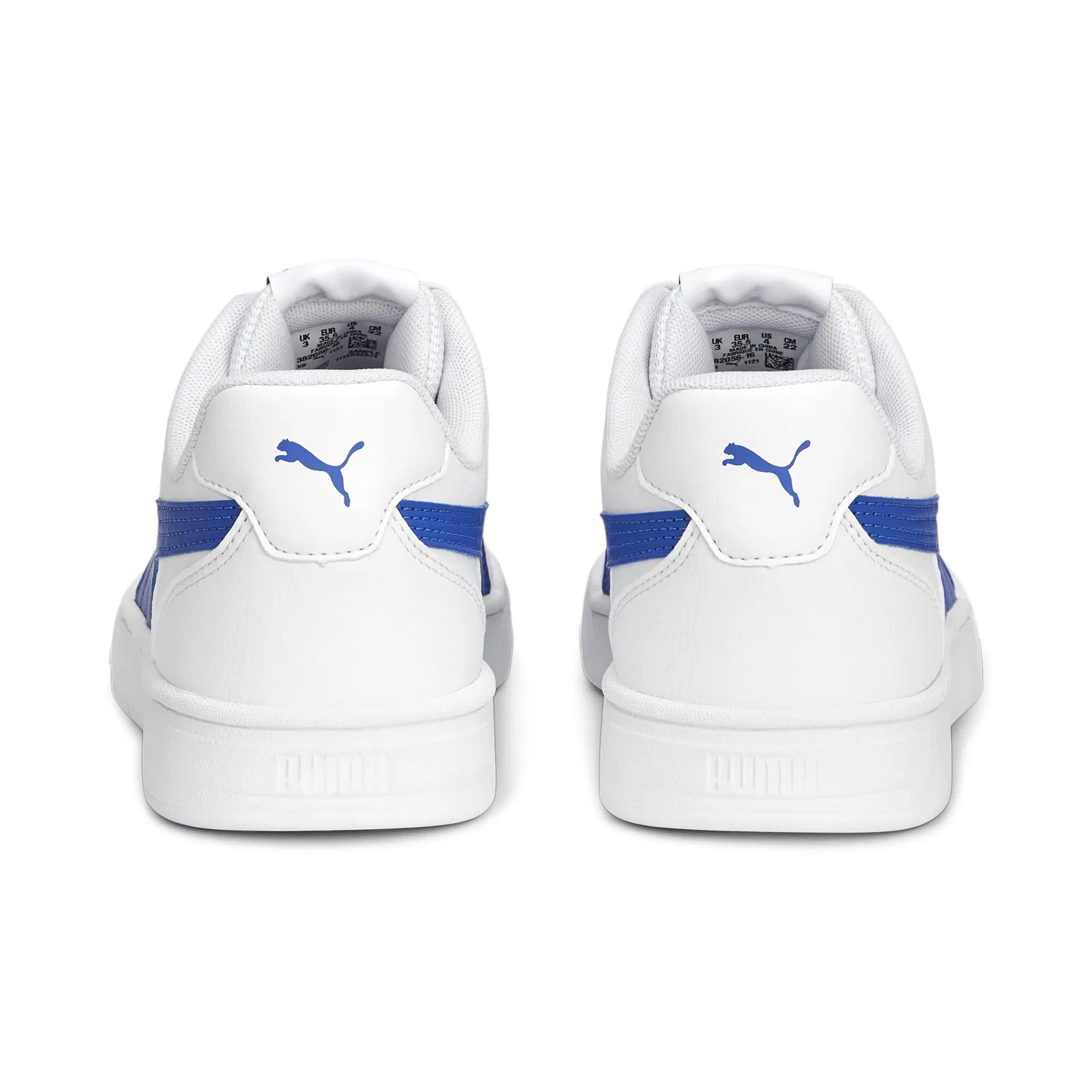 Детские кроссовки для мальчиков с синтетическим верхом Caven Jr PUMA PUMA White Royal Sapphire PUMA Gold — фото 3