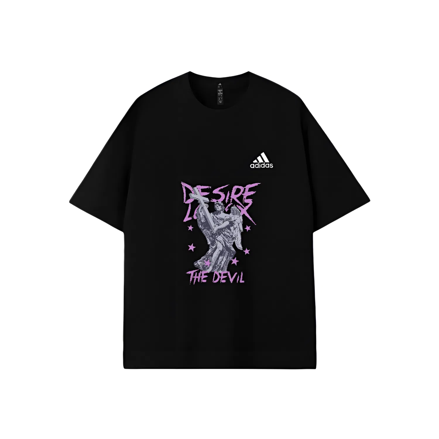 Футболка с принтом Adidas MUST HAVES, Adidas, Black