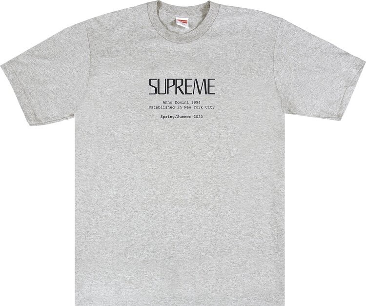 

Футболка Supreme Anno Domini Tee 'Heather Grey', серый