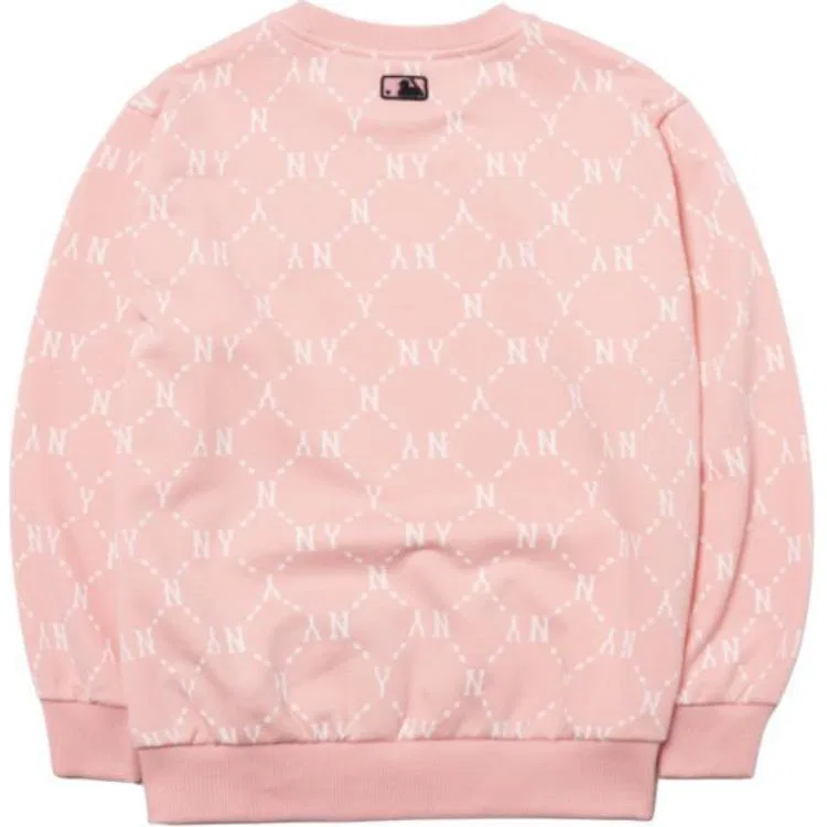 Свитшот New York Yankees, MLB KIDS, Coral Pink — фото 3