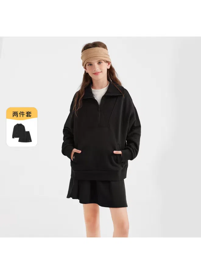 Комплект детской одежды с длинным рукавом, худи и юбка, Hush Puppies — фото 2