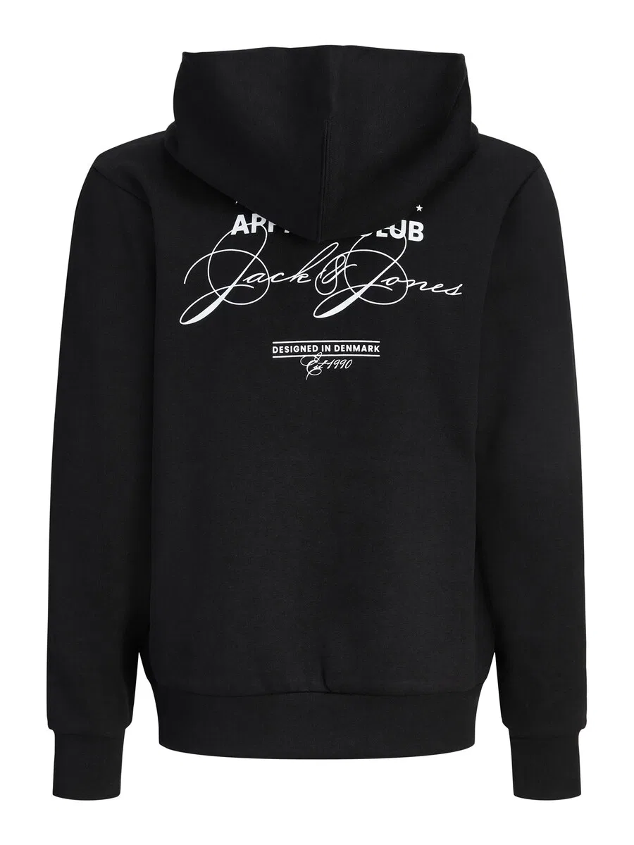 Детская толстовка Jack & Jones Junior 'JJBAY' черного цвета — фото 2