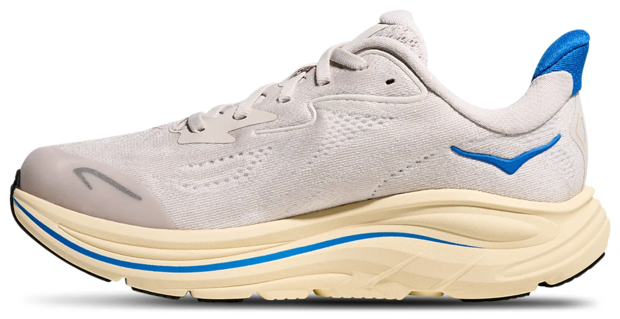 Кроссовки для девочек Clifton 10 HOKA, цвет Blue/Tan — фото 2