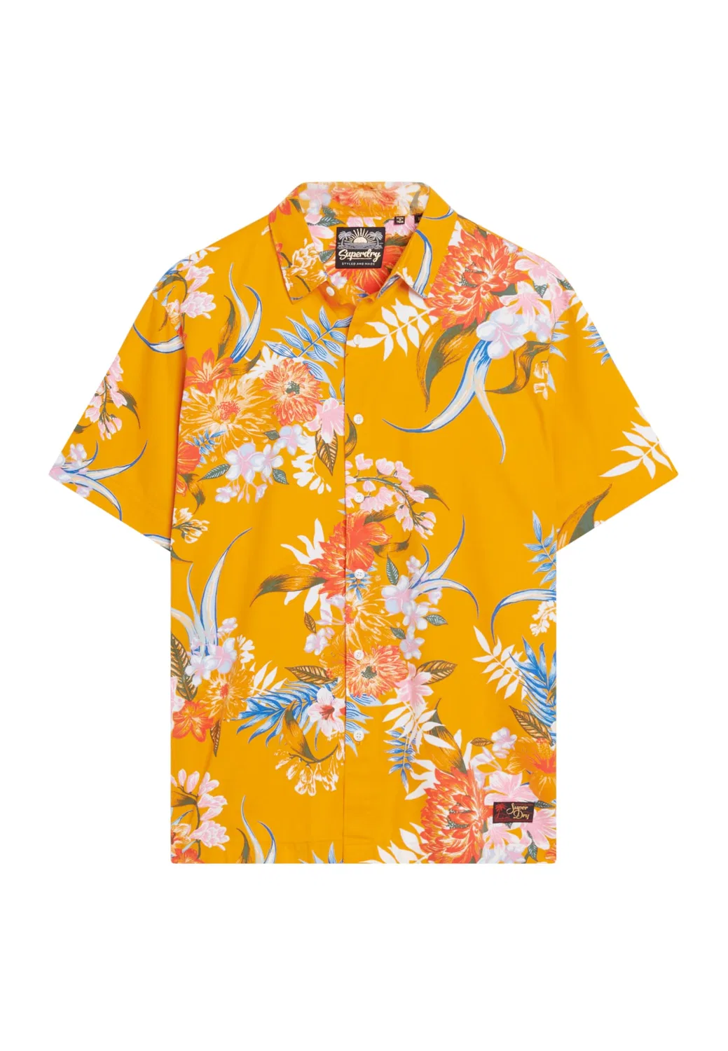 Мужская рубашка с коротким рукавом Superdry, Anemone Yellow