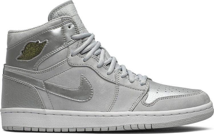 

Кроссовки Air Jordan 1 CO.JP Metallic Silver 2001, серебряный, Серый, Кроссовки Air Jordan 1 CO.JP Metallic Silver 2001, серебряный