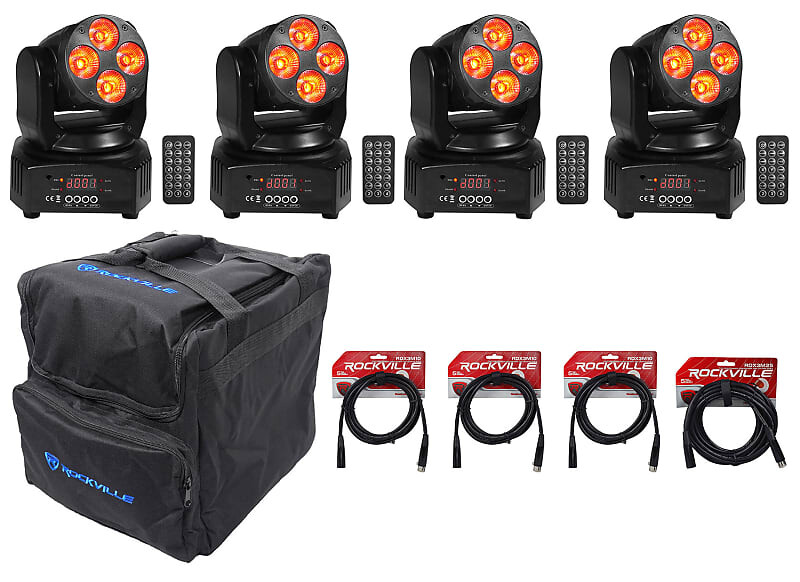 

Прожектор Rockville RockOn-7 RGBW Moving Head DMX
