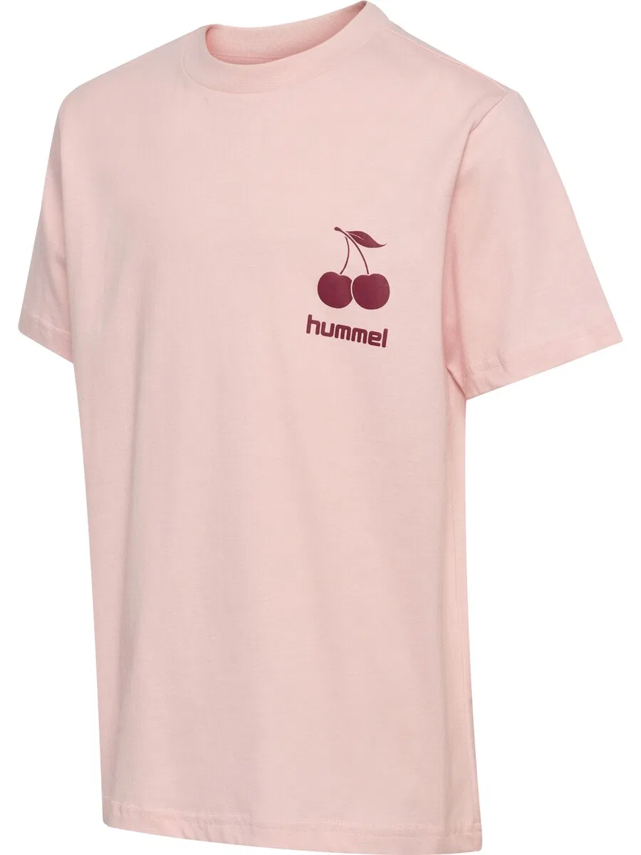 Футболка Hummel нежно-розового цвета — фото 3
