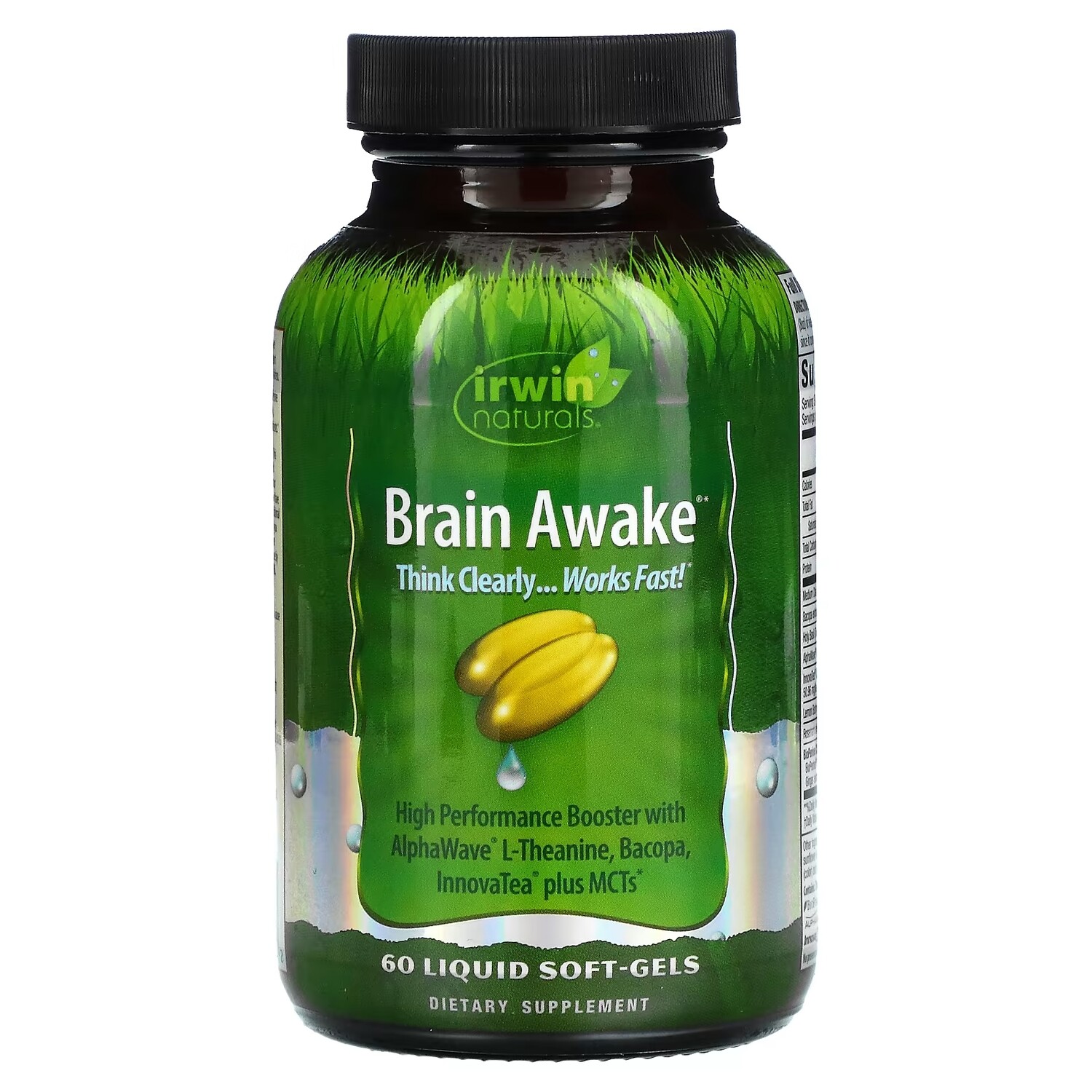 

Добавка Irwin Naturals Brain Awake, 60 капсул