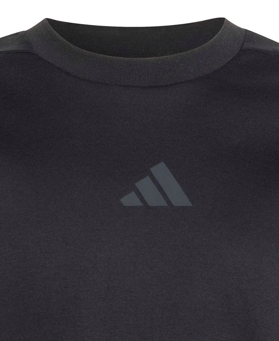 Футболка свободного кроя с коротким рукавом Z.N.E. adidas, Black Carbon — фото 3
