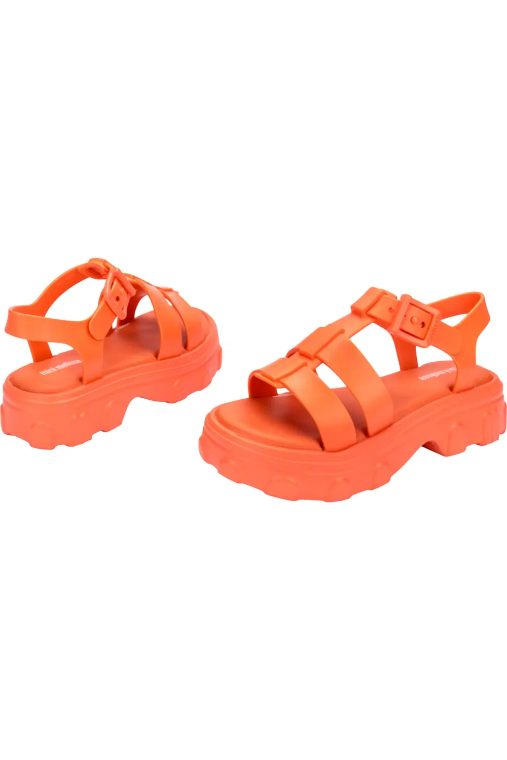 Детские сандалии платформа ароматизированные Ella Mini Melissa, Orange — фото 4