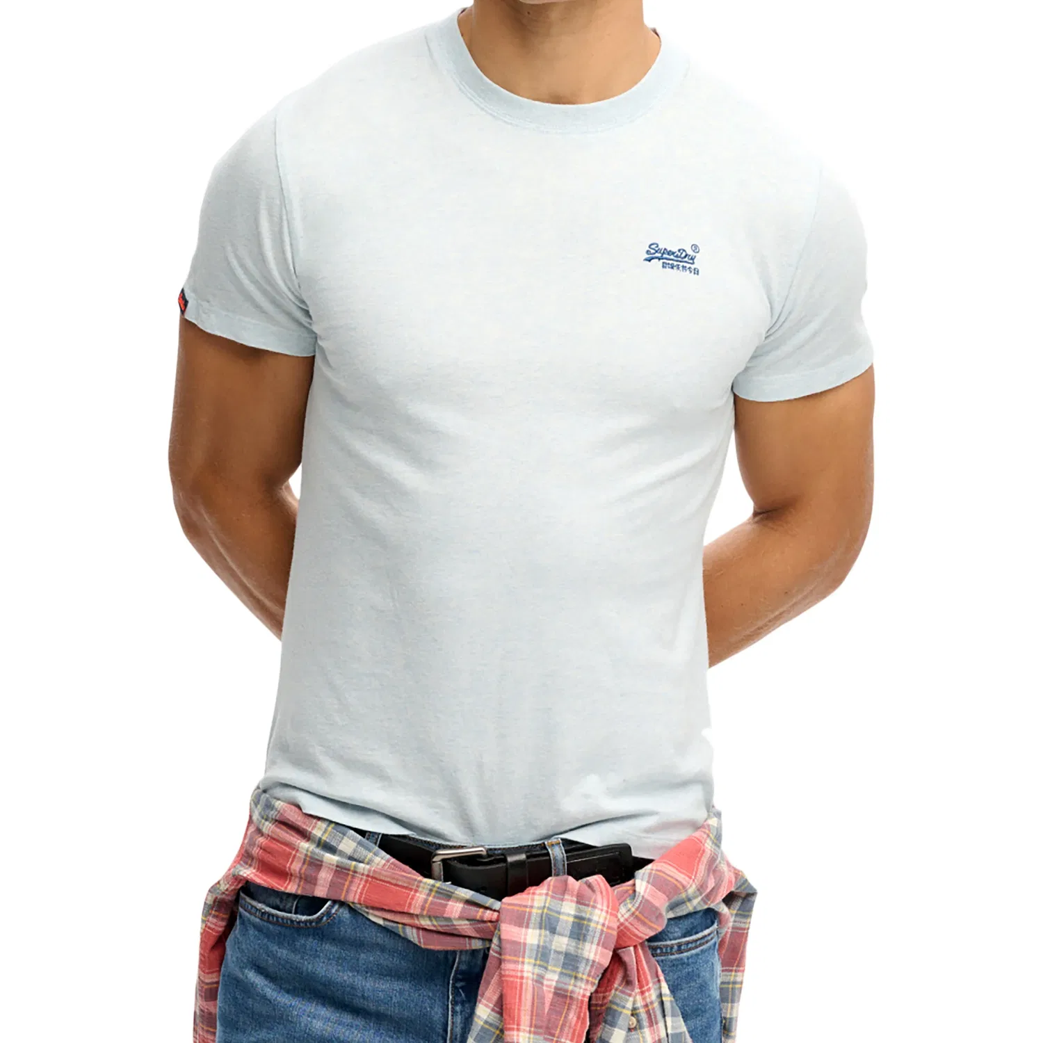 Мужская винтажная футболка с логотипом Superdry, Blue