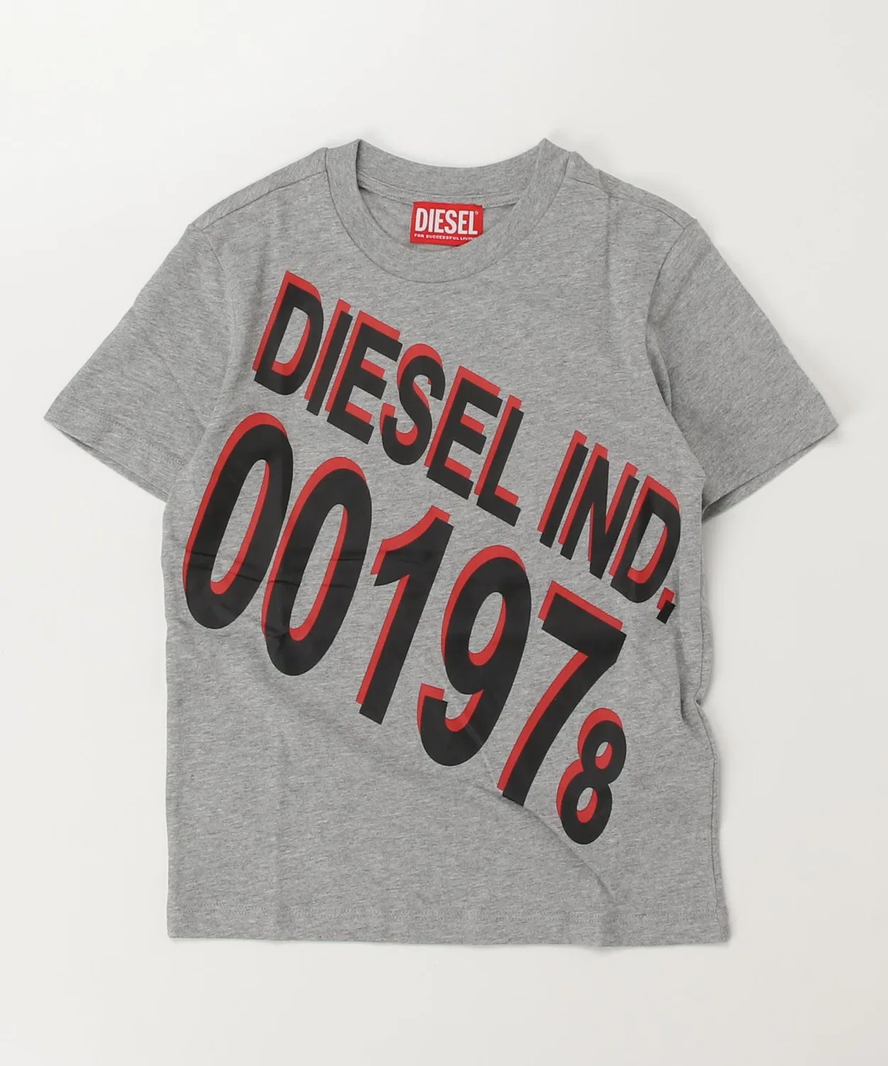 Детская футболка с коротким рукавом DIESEL KIDS, Серый