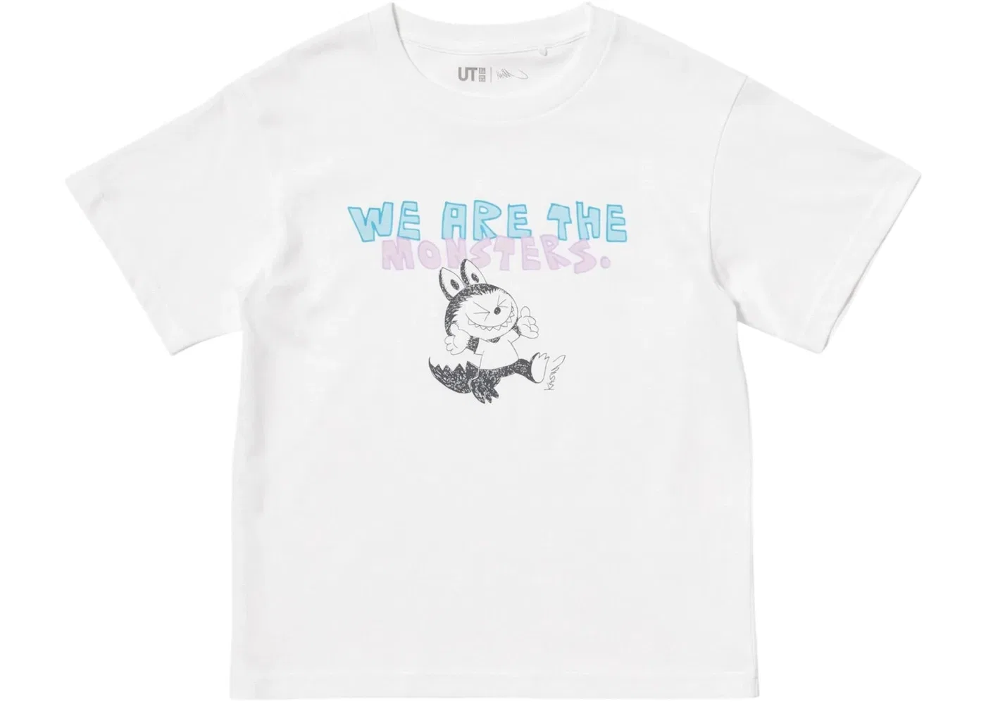 Детская футболка с принтом Uniqlo x POP MART THE MONSTERS Kids UT Graphic T-Shirt Uniqlo, White