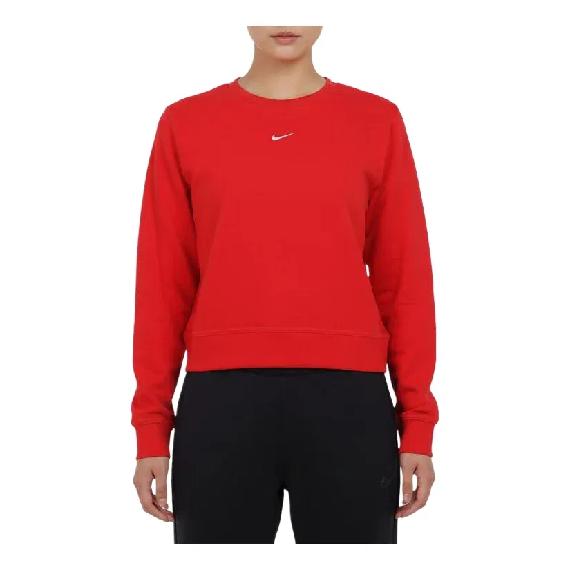 Женская футболка One Dri-FIT Sweatshirt Asia Sizing 'Red' Nike, красный
