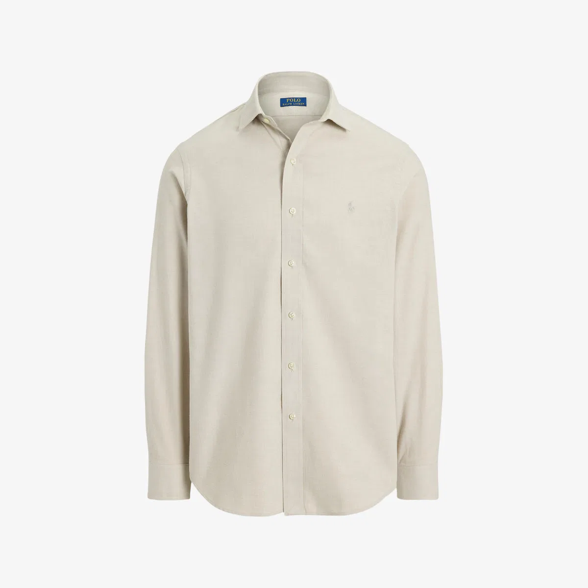 Идеально сидящая хлопковая рубашка с вышитым логотипом Polo Ralph Lauren