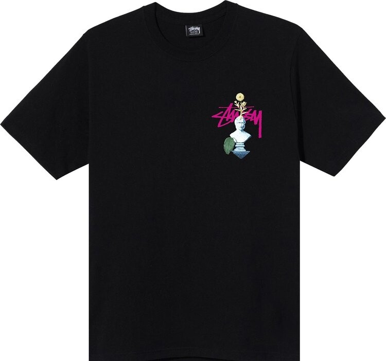 

Футболка Stussy Psychedelic Tee 'Black', черный