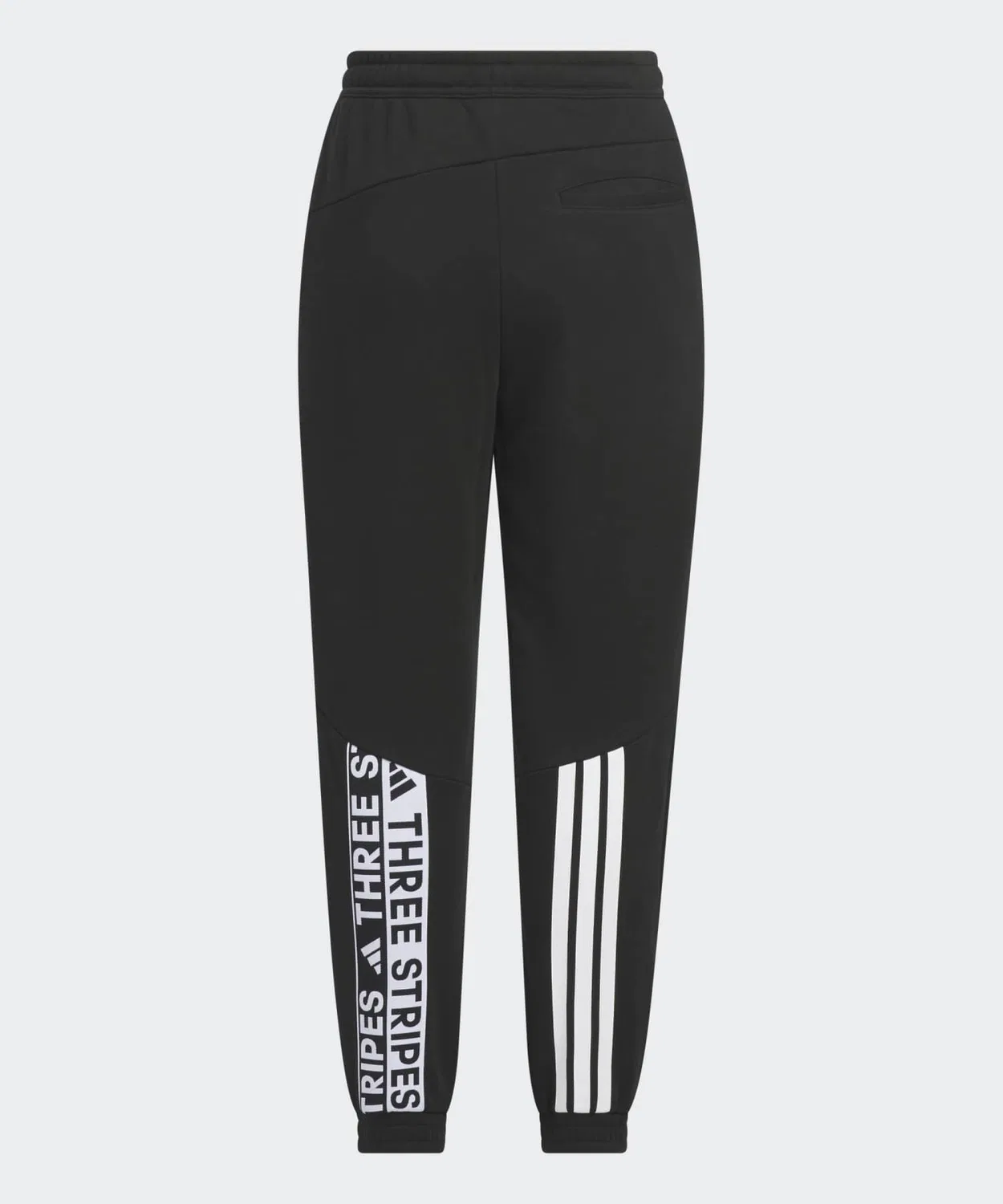 Детские штаны Adidas Wording Pack French Terry с манжетами, Черный