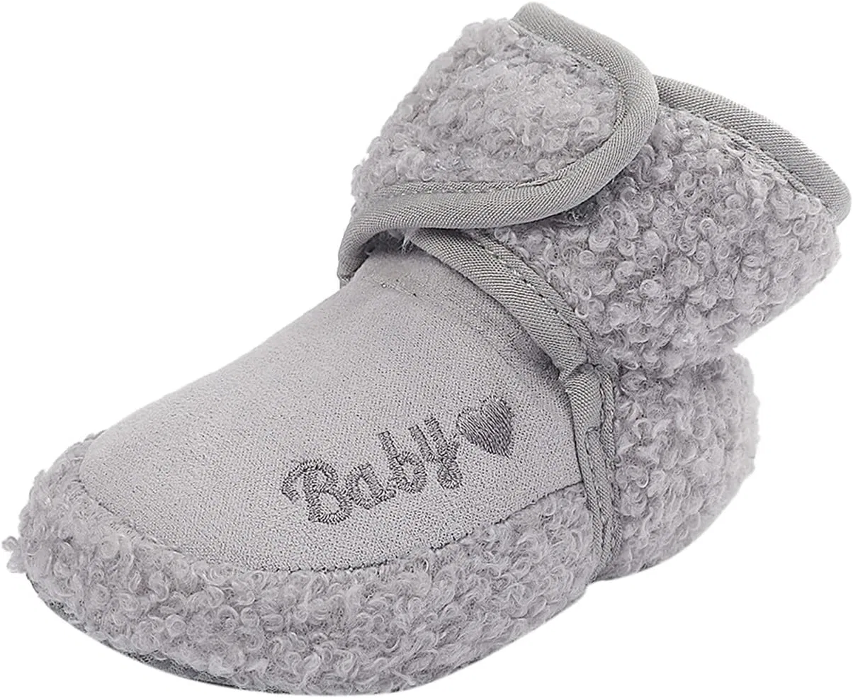Детские ботинки для мальчиков с мехом, Grey