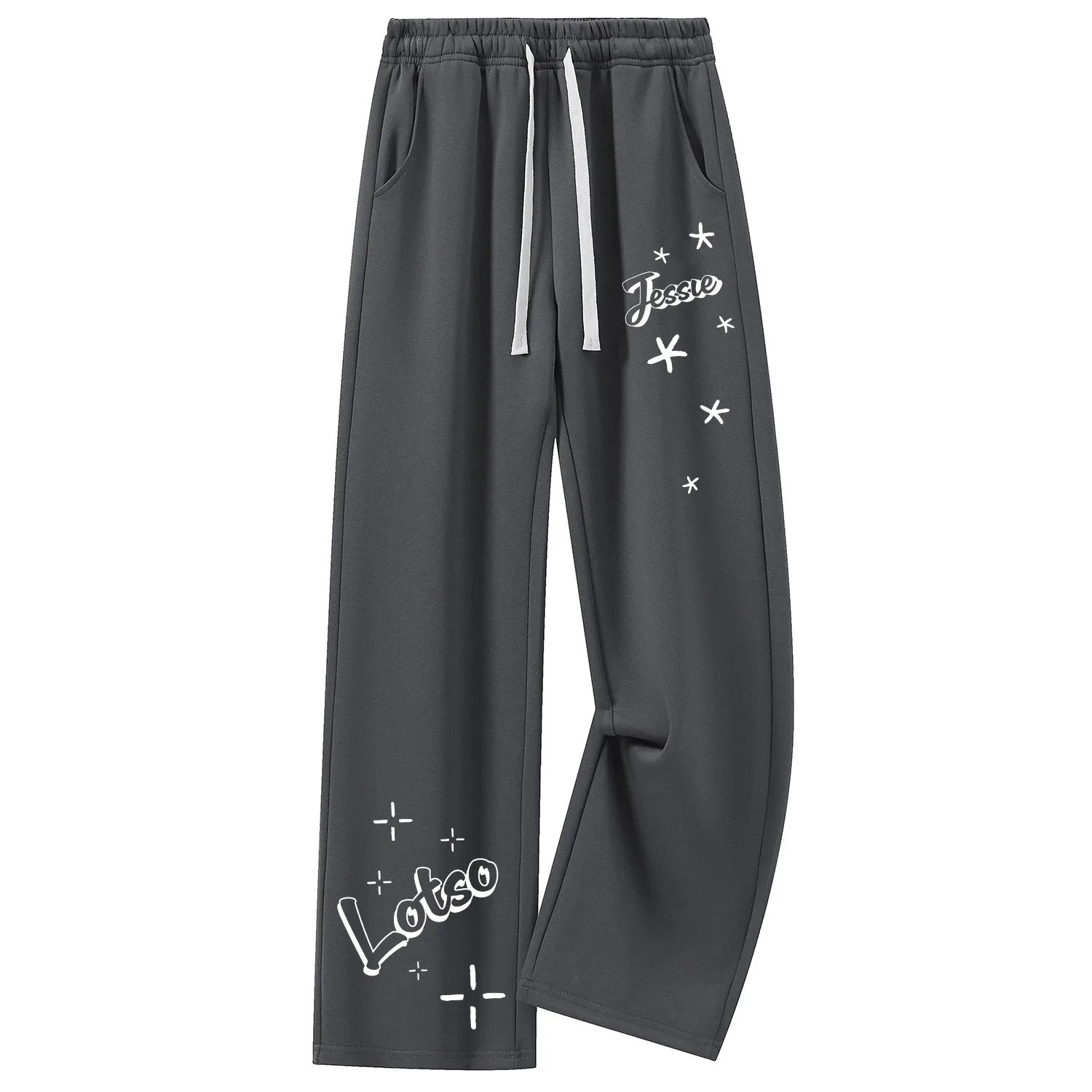 Детские трикотажные брюки прямого кроя Knitted Sweatpants Disney, Dark Gray