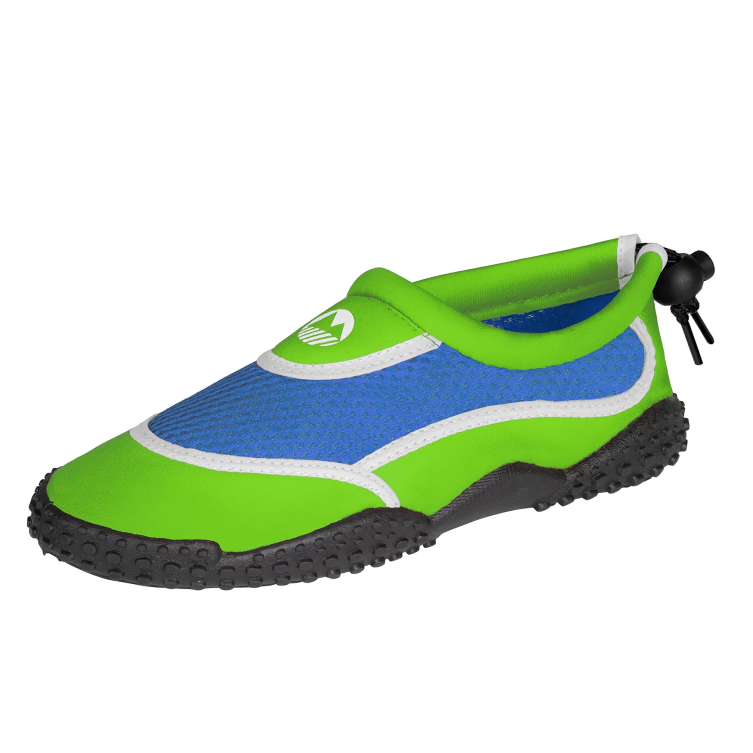 Детские водные туфли для мальчиков с регулируемой пяткой Eden Lakeland Active, Green Blue White