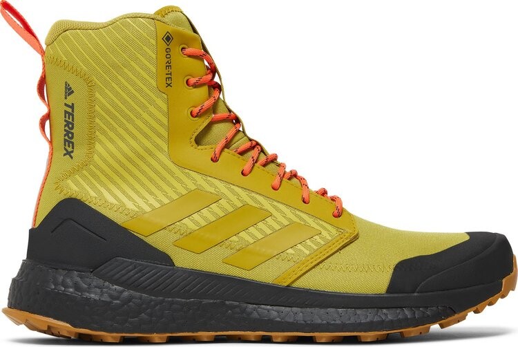 

Ботинки Adidas Terrex Free Hiker XPL GORE-TEX 'Pulse Olive Gum', зеленый