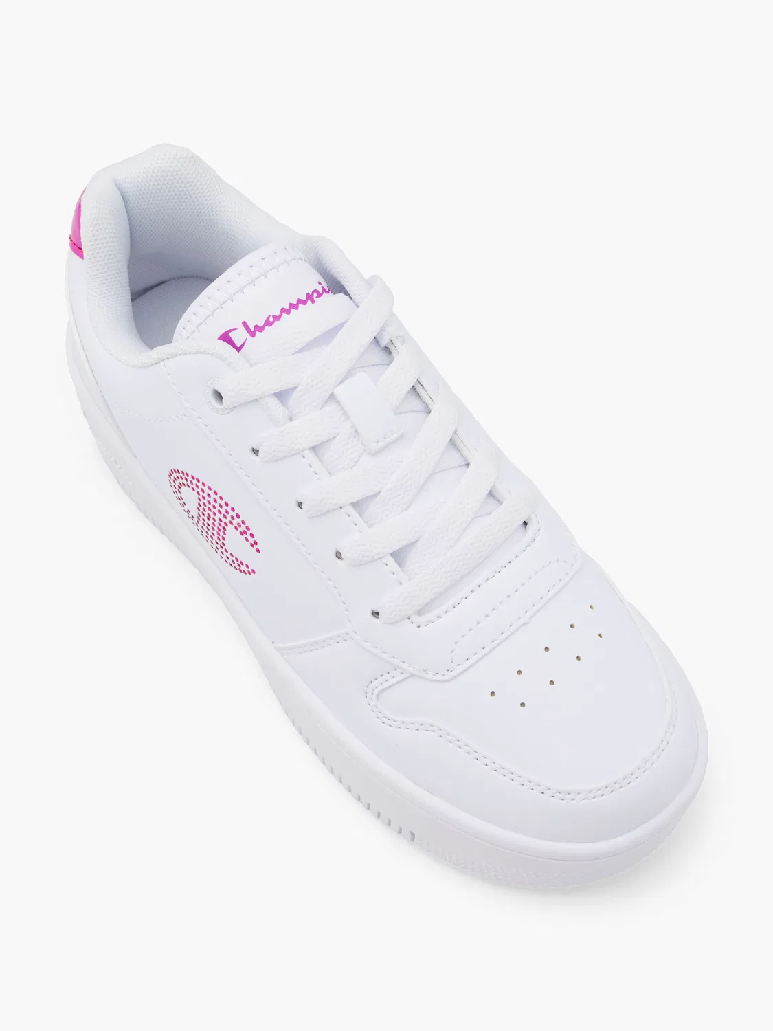 Детские кроссовки для девочек Champion RD18 PLATFORM GLITTER G GS, белый — фото 2