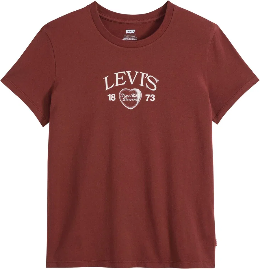 Футболка LEVI'S темно-красного цвета