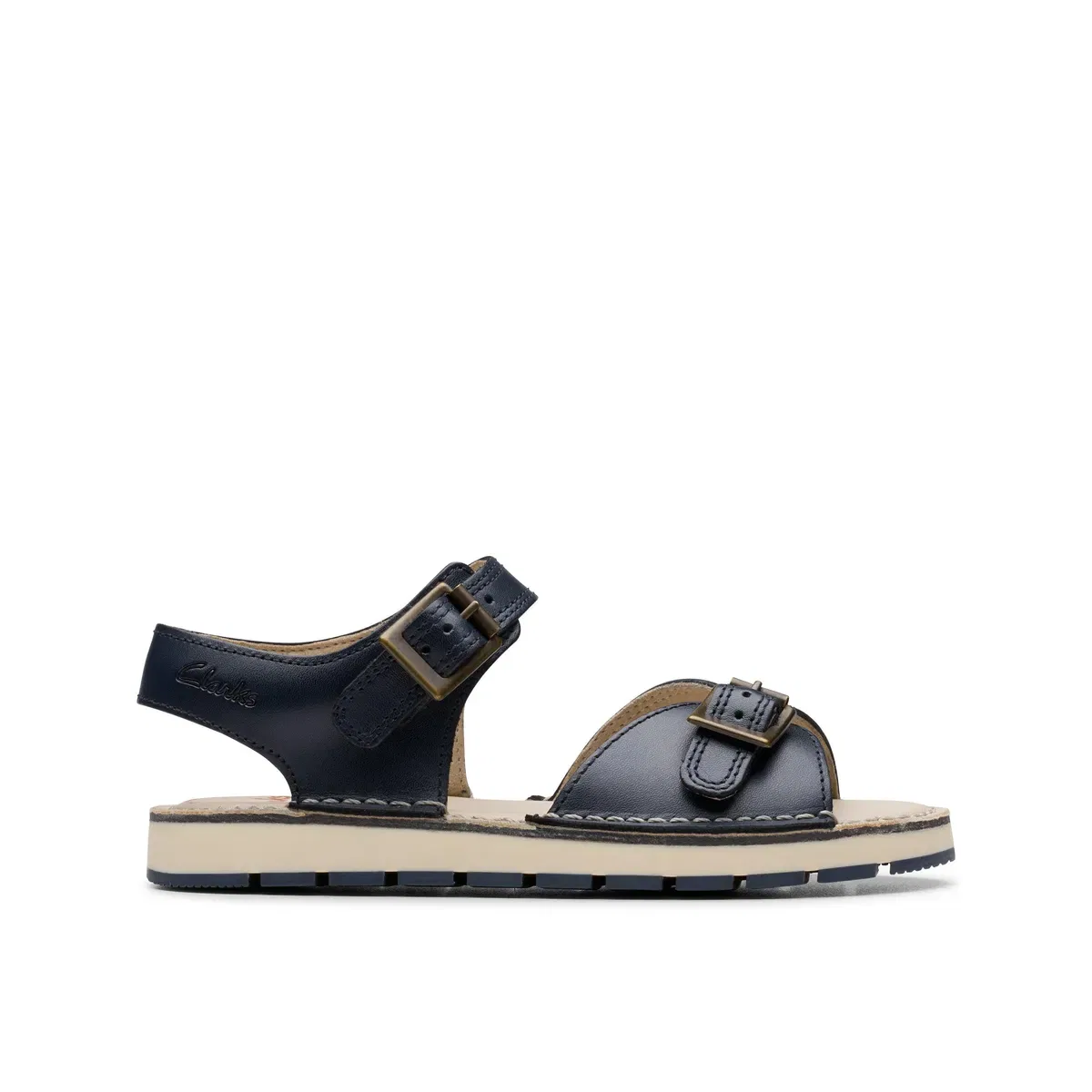 Детские сандалии из кожи Playsun Kid Clarks, Blue