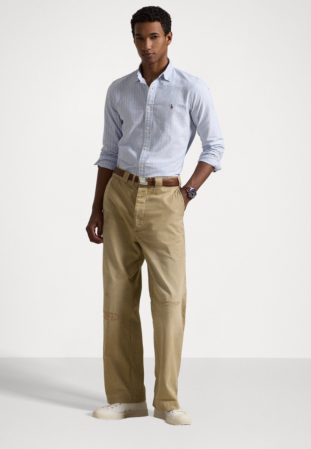 Рубашка SLIM FIT OXFORD SHIRT Ralph Lauren, синий — фото 2