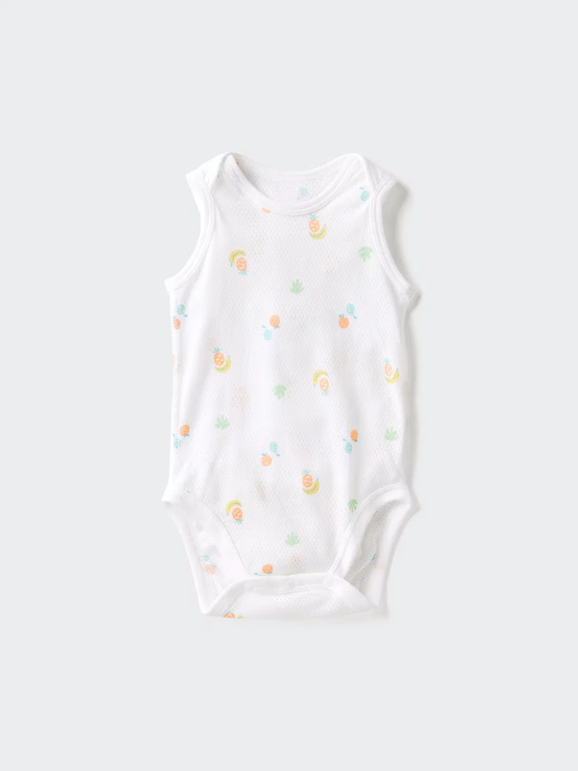 Боди Uniqlo, женское, с принтом, кремовый