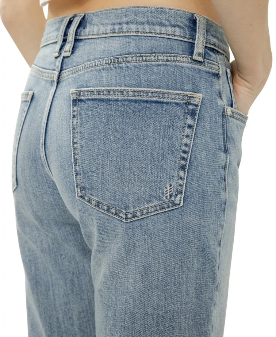 Джинсы прямого кроя Western Relaxed Straight-Leg Jeans Silver Jeans Co., Solstice — фото 4