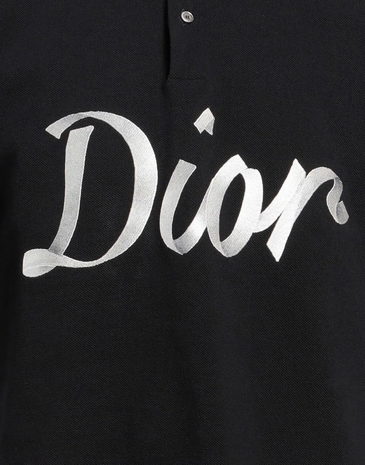 Мужская поло с коротким рукавом Dior, черный — фото 4