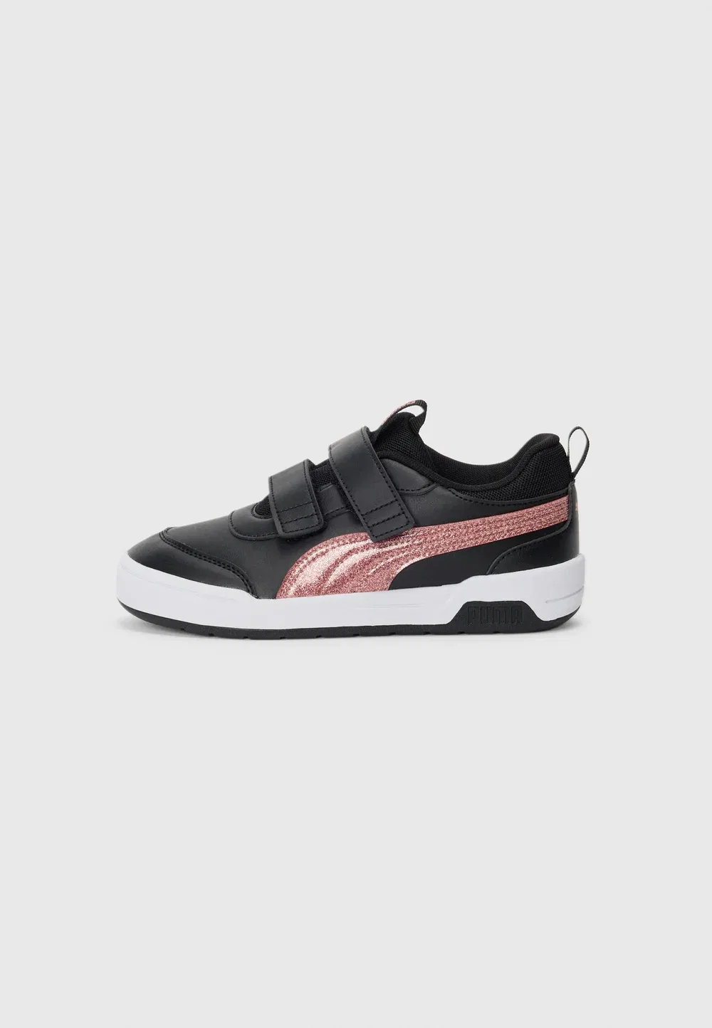 Кроссовки Multiflex 2 glitz унисекс для бега по улицам Puma, Black/Rose Gold-Coloured