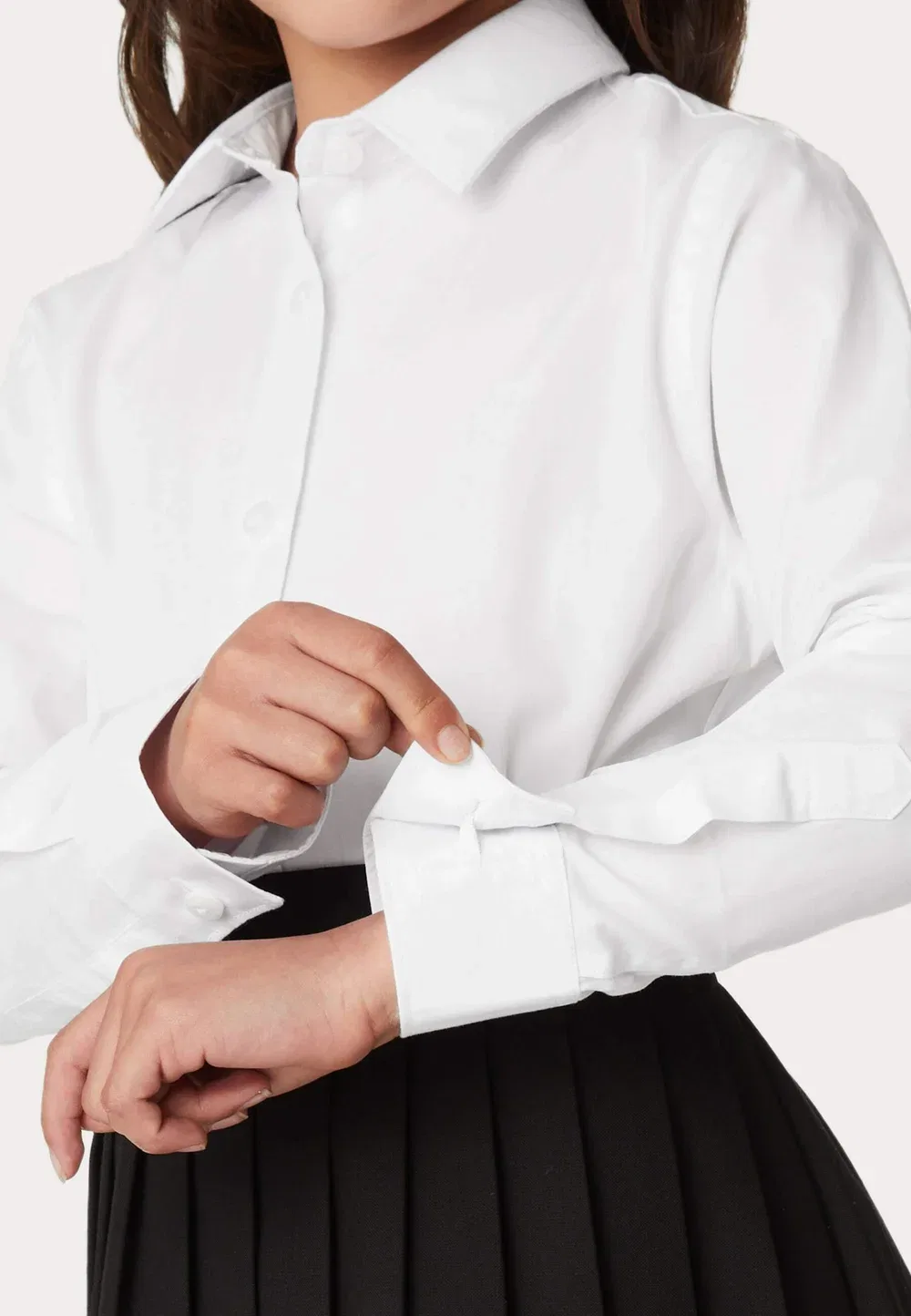 5 шт. - блузка на пуговицах Marks & Spencer, White — фото 4
